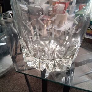Princess House Clear Glass Ice Bucket